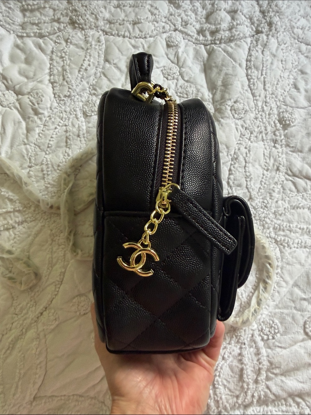 Chanel Fashion Mini Backpack w Gold Hardware SEALED NEW in Unbranded Dust Bag - Picture 9 of 14